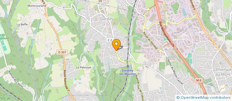 localisation de l'entreprise CHEVERNY CONSEIL à DARDILLY