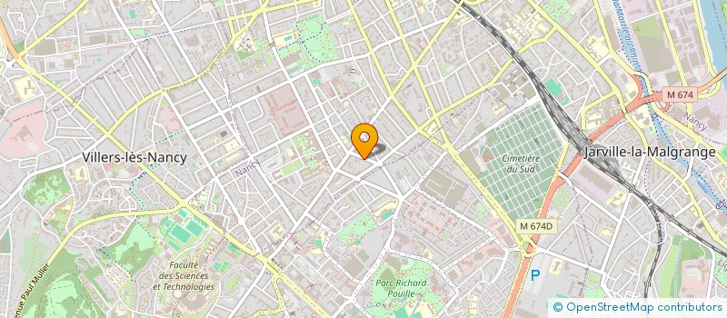 localisation de l'entreprise CHEVERT  NANCY