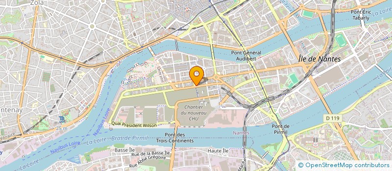 localisation de l'entreprise CHEVET à NANTES