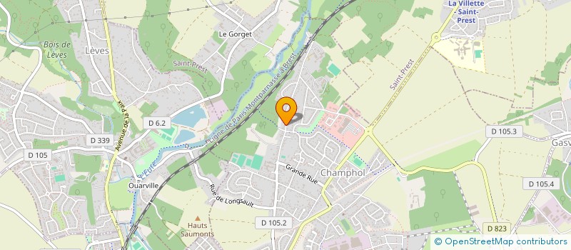 localisation de l'entreprise CHEVET PRESTA'SERVICES à CHAMPHOL