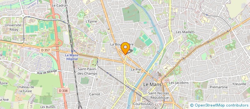 localisation de l'entreprise CHEVEUX D'ANGE à LE MANS
