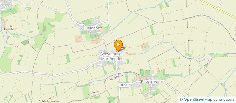 localisation de l'entreprise CHEVEUX D'ANGE  WESTHOUSE-MARMOUTIER