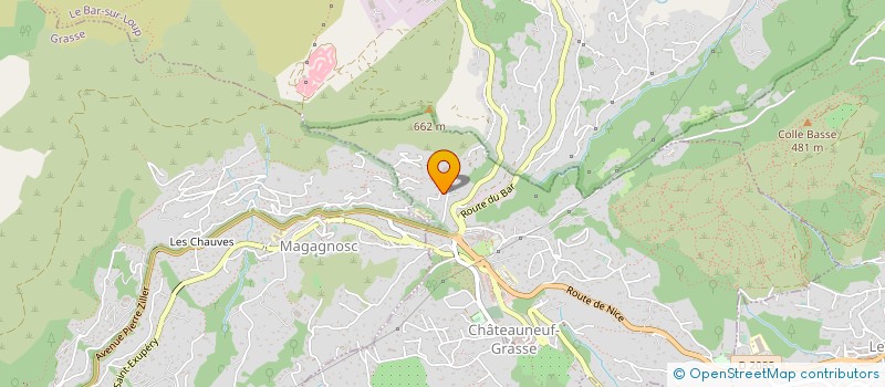 localisation de l'entreprise CHEVEUX D'ANGES à CHATEAUNEUF-GRASSE