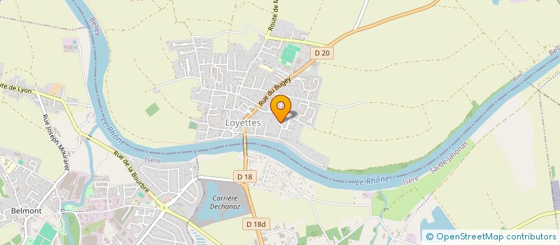 localisation de l'entreprise CHEVEUX DE SOIE  LOYETTES