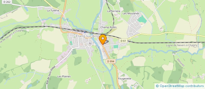 localisation de l'entreprise CHEVIDIS à ETANG-SUR-ARROUX