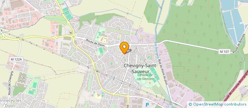 localisation de l'entreprise CHEVIGNY POUR TOUS  CHEVIGNY-SAINT-SAUVEUR