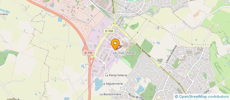 localisation de l'entreprise CHEVILLARD à AVRILLE