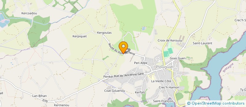 localisation de l'entreprise CHEVILLOTTE à PLOUGUIEL