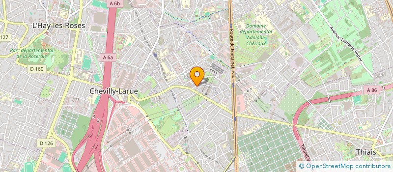 localisation de l'entreprise CHEVILLY AUDITION  CHEVILLY-LARUE