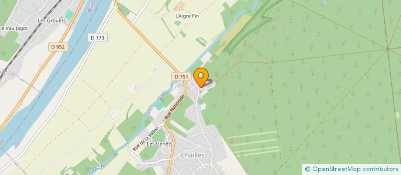 localisation de l'entreprise CHEVOLLEAU  CANDE-SUR-BEUVRON