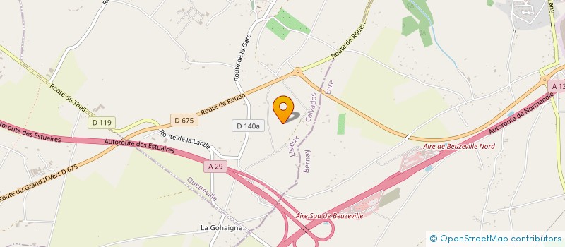 localisation de l'entreprise CHEVOTEL DE LA HAUQUERIE à QUETTEVILLE
