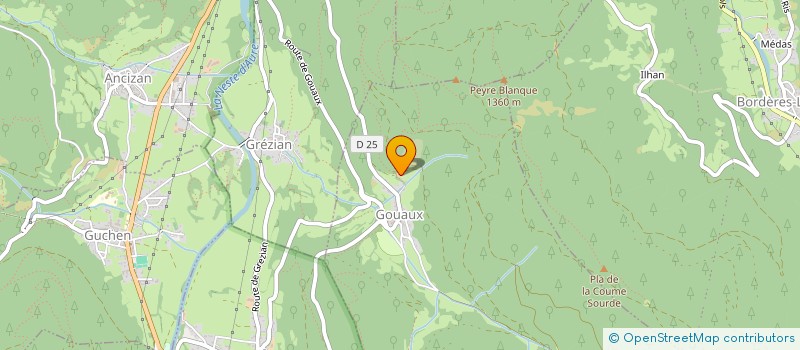 localisation de l'entreprise CHEVRERIE DE GOUAUX  GOUAUX