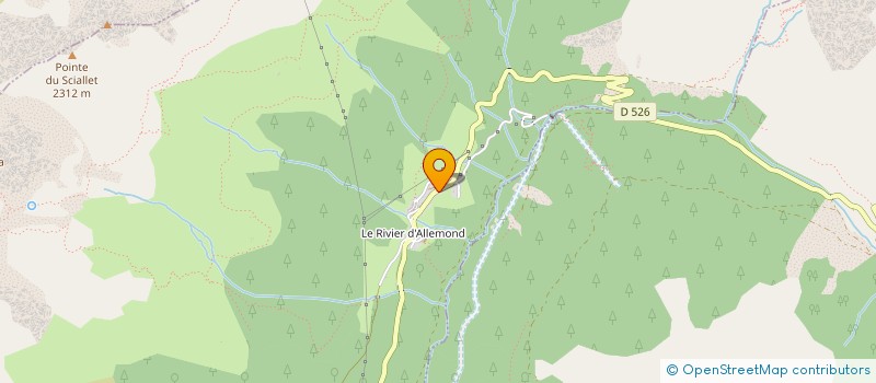 localisation de l'entreprise CHEVRERIE DE L ETERLOU LA FERME DU RIVIER  ALLEMOND