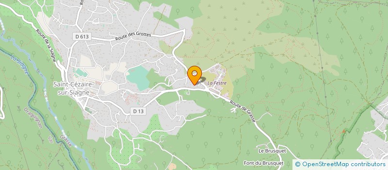 localisation de l'entreprise CHEVRERIE DU BOIS D'AMON à SAINT-CEZAIRE-SUR-SIAGNE