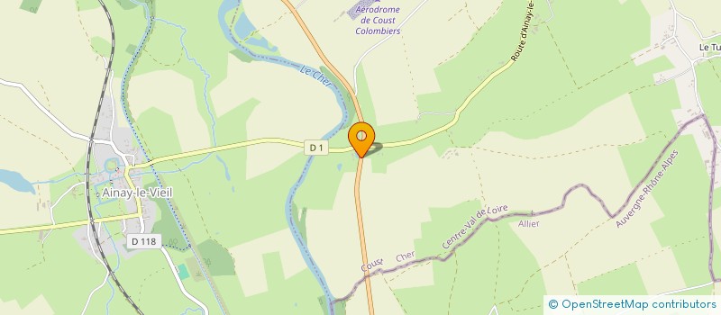 localisation de l'entreprise CHEVRERIE DU BOUT DU CHEMIN  COUST