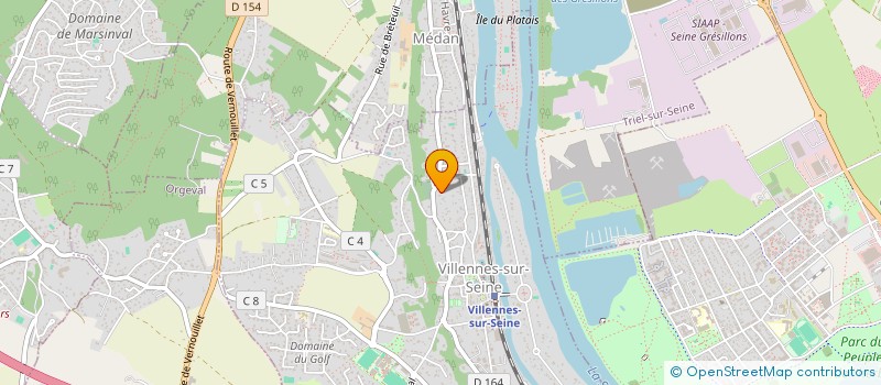 localisation de l'entreprise CHEVREUL  VILLENNES-SUR-SEINE