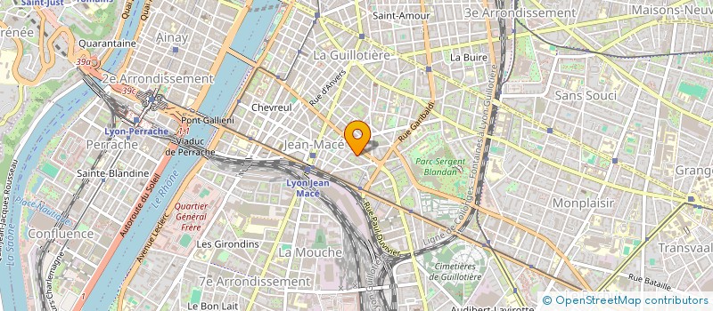 localisation de l'entreprise CHEVREUL SPORT à LYON
