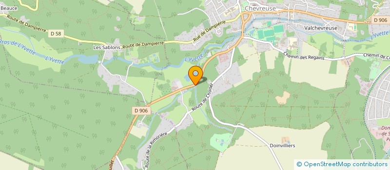 localisation de l'entreprise CHEVREUSE FORME à CHEVREUSE