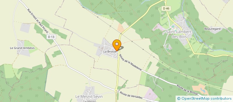 localisation de l'entreprise CHEVREUSE MATERIAUX à SAINT-LAMBERT
