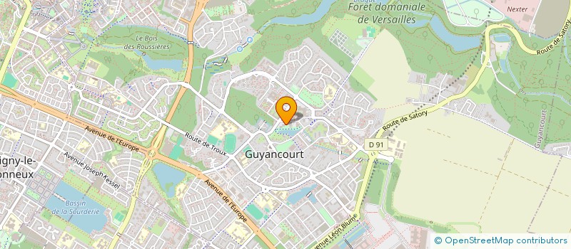 localisation de l'entreprise CHEVREUSE PIZZA  GUYANCOURT