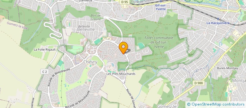 localisation de l'entreprise CHEVREUSE VALLEY SCHOOL OF ENGLICH  GIF-SUR-YVETTE