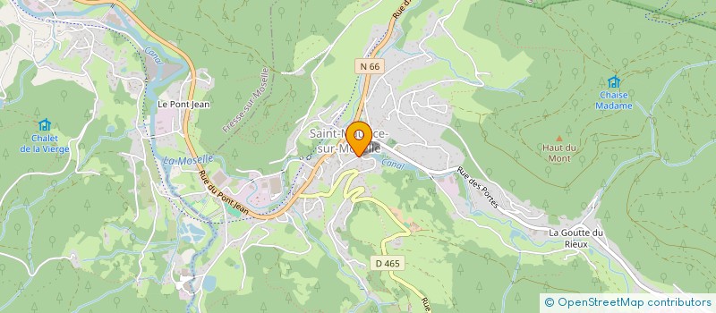localisation de l'entreprise CHEVRIER à SAINT-MAURICE-SUR-MOSELLE