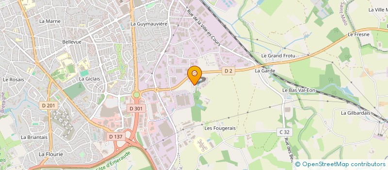 localisation de l'entreprise CHEVRIER  SAINT-MALO