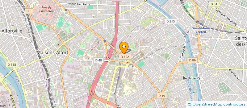 localisation de l'entreprise CHEVRIER & DESJARDINS  CRETEIL