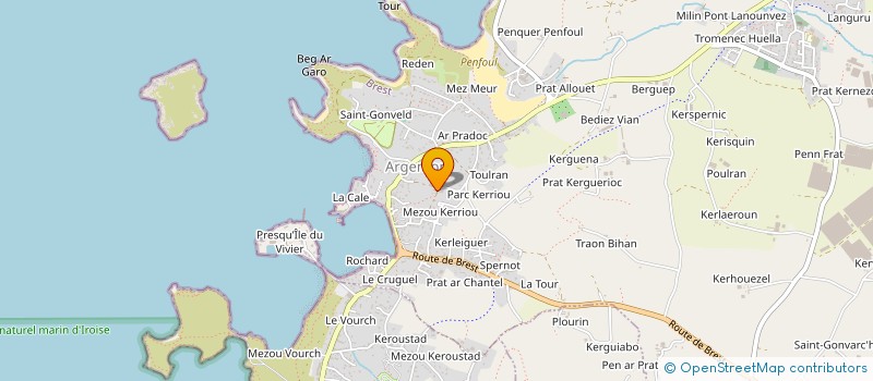 localisation de l'entreprise CHEVRIERE  LANDUNVEZ