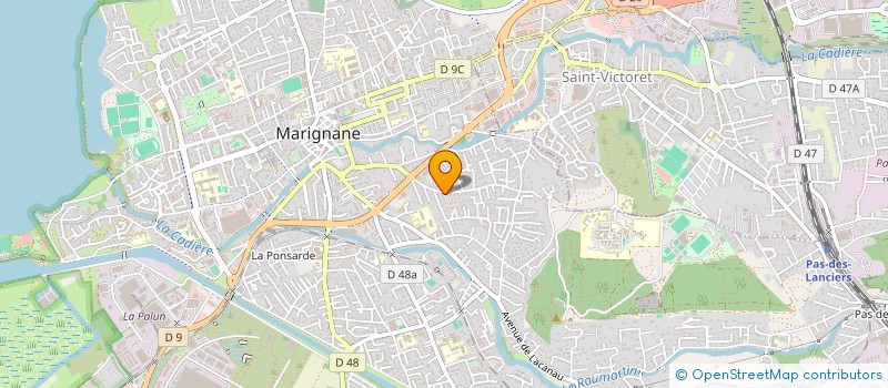 localisation de l'entreprise CHEVRIERE HOLDING  MARIGNANE