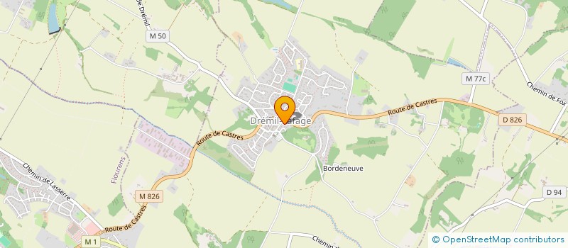 localisation de l'entreprise CHEVRIN ARCHITECTE  DREMIL-LAFAGE