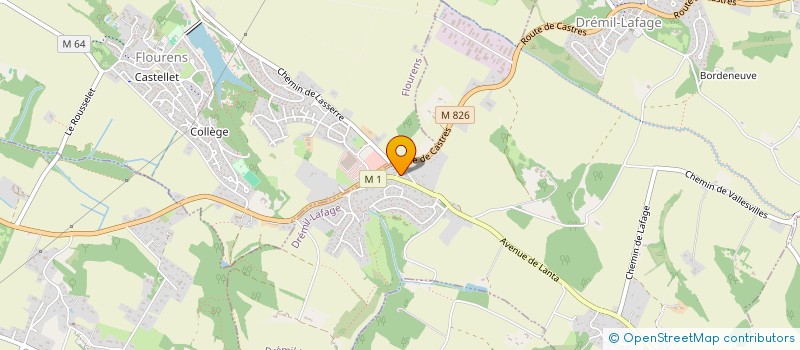 localisation de l'entreprise CHEVRIN IMMOBILIER  DREMIL-LAFAGE