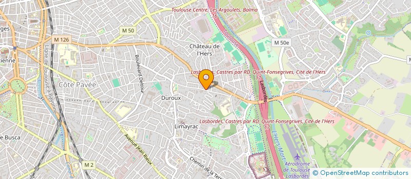 localisation de l'entreprise CHEVRIOT INVESTMENT  TOULOUSE