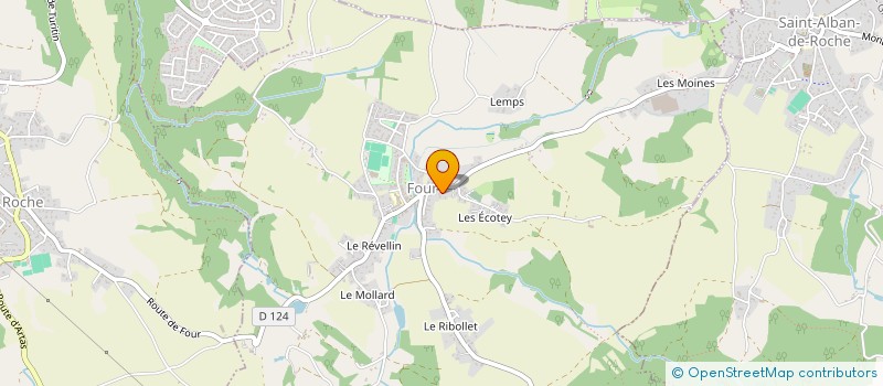 localisation de l'entreprise CHEVROLAT NETTOYAGE à FOUR