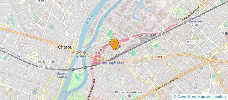 localisation de l'entreprise CHEVRON ORONITE SAS à RUEIL-MALMAISON