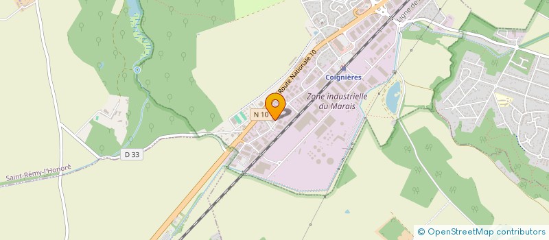 localisation de l'entreprise CHEVROTAIN à COIGNIERES