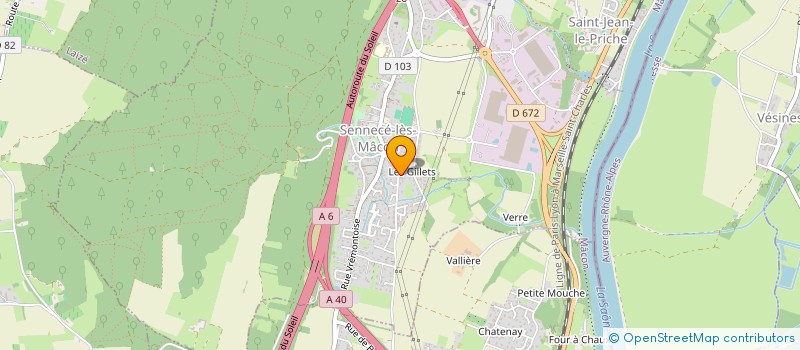 localisation de l'entreprise CHEVRY GALIMI MACONNERIE à MACON