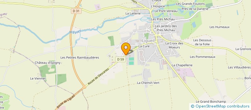 localisation de l'entreprise CHEVY IMMO  LIGUEIL