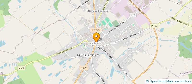 localisation de l'entreprise CHEVY-MARTIN  LE CONTROIS-EN-SOLOGNE