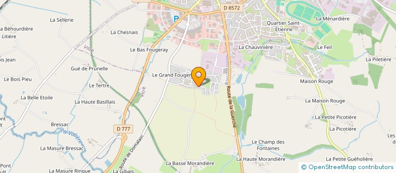 localisation de l'entreprise CHEVYG IMMO  VITRE