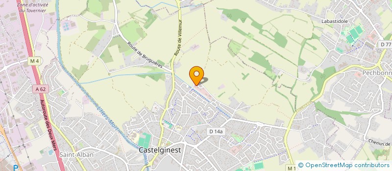 localisation de l'entreprise CHEWBACCA  CASTELGINEST