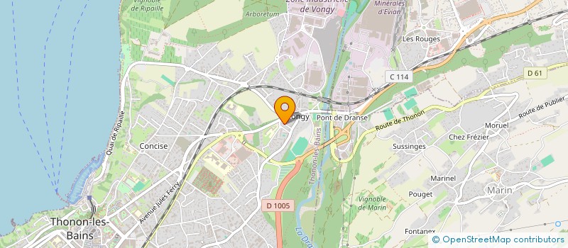localisation de l'entreprise CHEWBACCA DEVELOPPEMENT à THONON-LES-BAINS