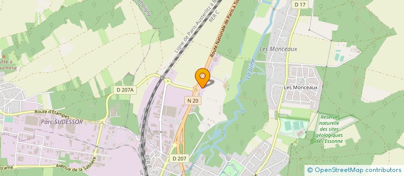 localisation de l'entreprise CHEY BURGER à ETAMPES