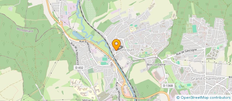 localisation de l'entreprise CHEYENNE  BETHONCOURT