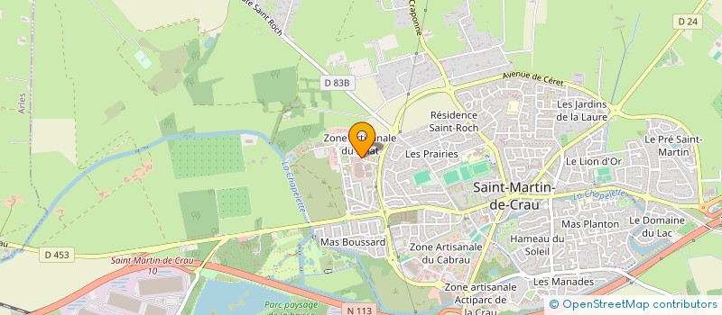 localisation de l'entreprise CHEYLAN PIECES AUTO à SAINT-MARTIN-DE-CRAU
