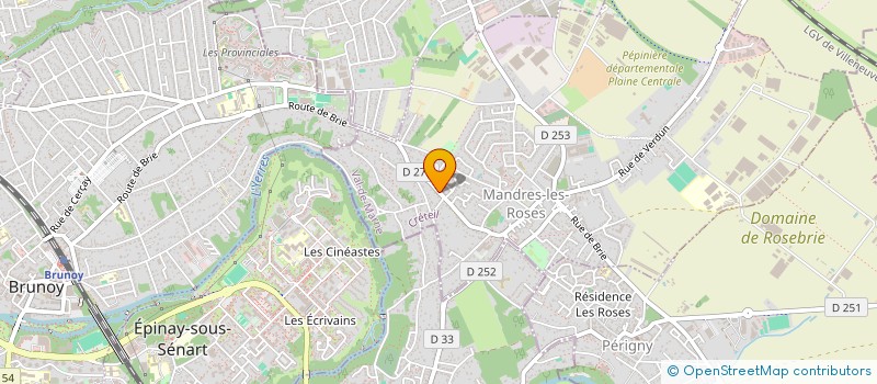 localisation de l'entreprise CHEYRIE  MANDRES-LES-ROSES