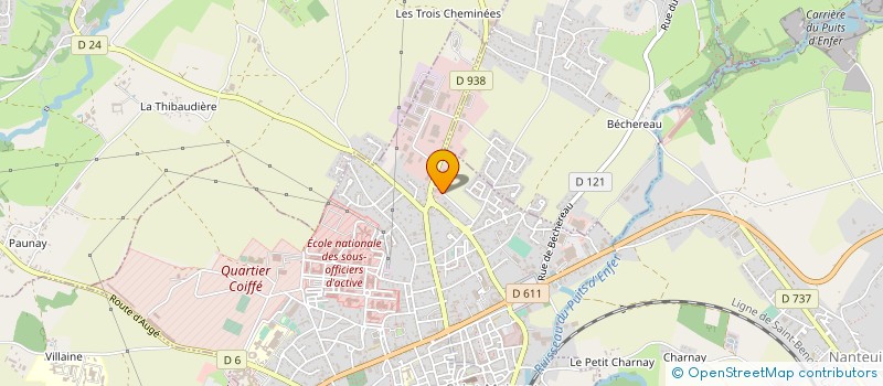 localisation de l'entreprise CHEYROUSE GOUIN TARJUS à SAINT-MAIXENT-L'ECOLE
