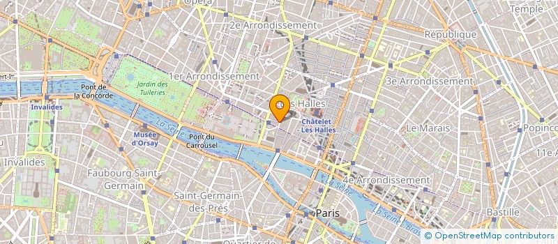 localisation de l'entreprise CHEZ ADRIENNE à PARIS