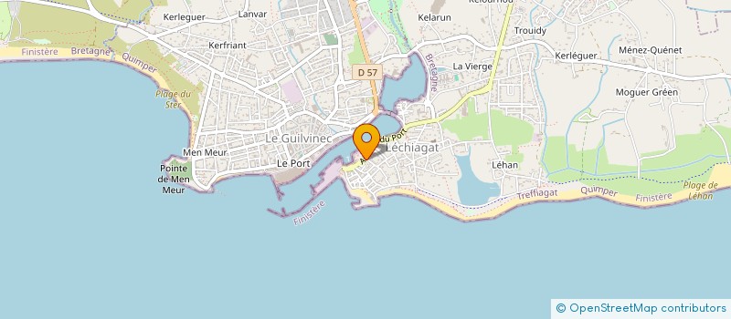 localisation de l'entreprise CHEZ AGATHE  TREFFIAGAT