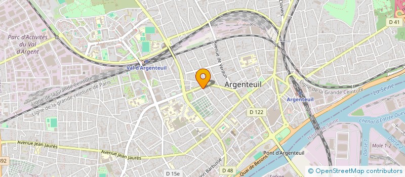 localisation de l'entreprise CHEZ AICHA  ARGENTEUIL